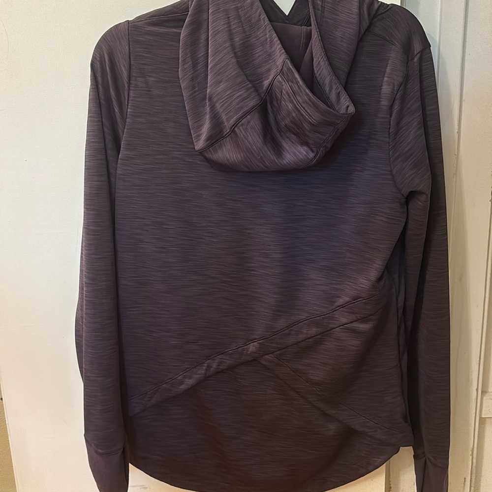 Athleta purple crossover back sweatshirt